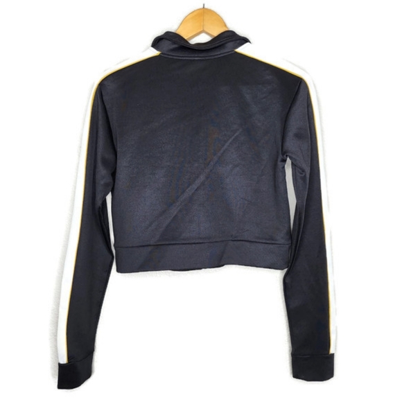 H&M Divided Cropped Track Jacket in Black Size M - Picture 3 of 10